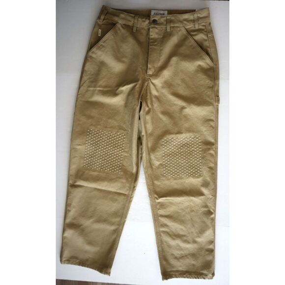 Nike HJ8478-297 Men's Sz 32 Taupe Standard Fit Sashiko Carpenter Pants